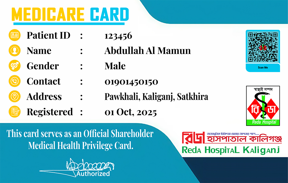 Shareholder Medicare Card